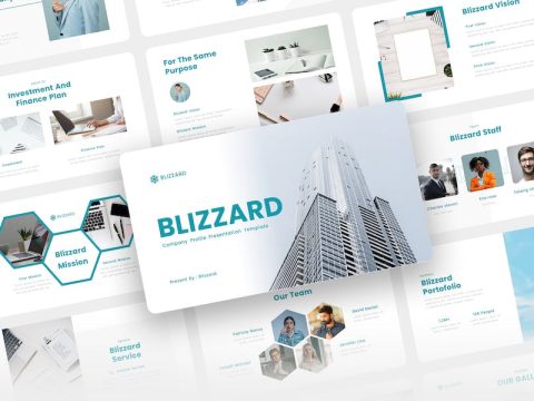 Blizzard - Company Profile Keynote Template VW32UEH