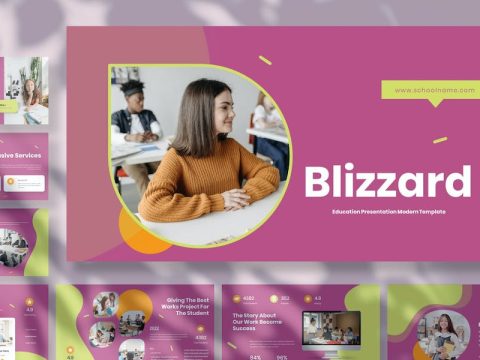 Blizzard - Education Presentation Keynote Template T4RYVWN