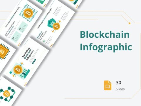 Blockchain Presentation Infographic Google Slides DZNPTSU