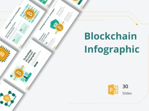 Blockchain Presentation Infographic PowerPoint HQX7L8C