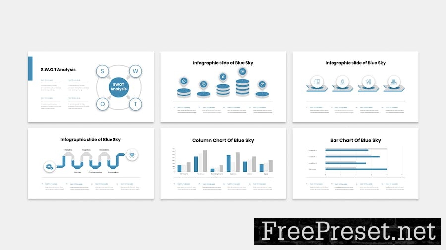 Blue Sky - Business Presentation Google Slide Temp 5CU2AJ5