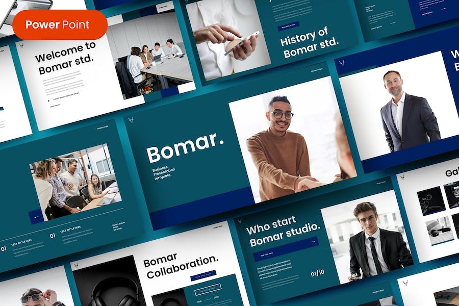 Bomar – Business PowerPoint Template L6PH7C3