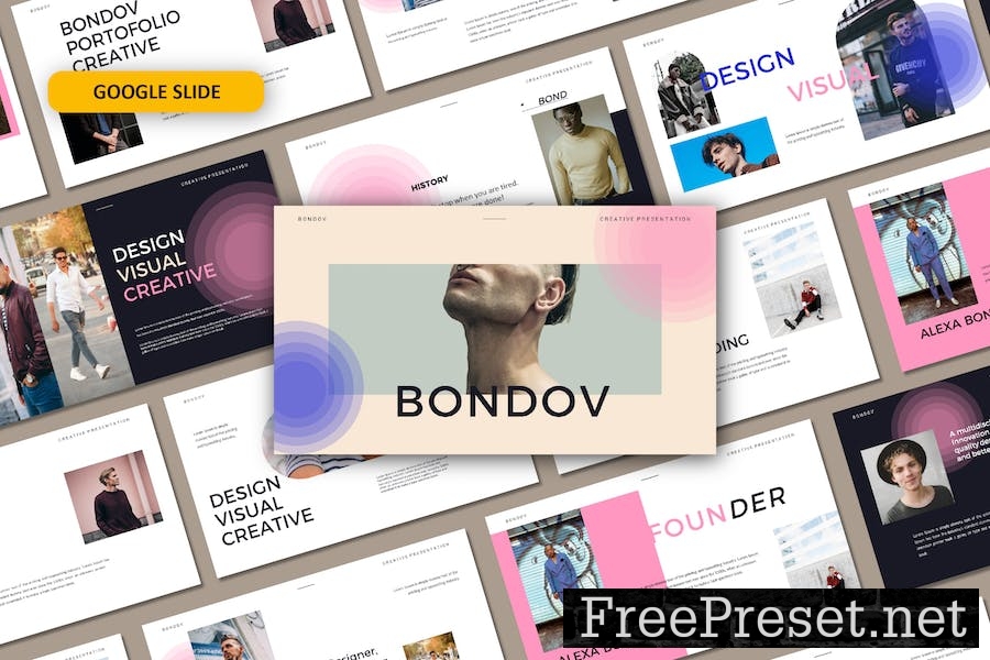 Bondov Google Slide Template EJ28MEE