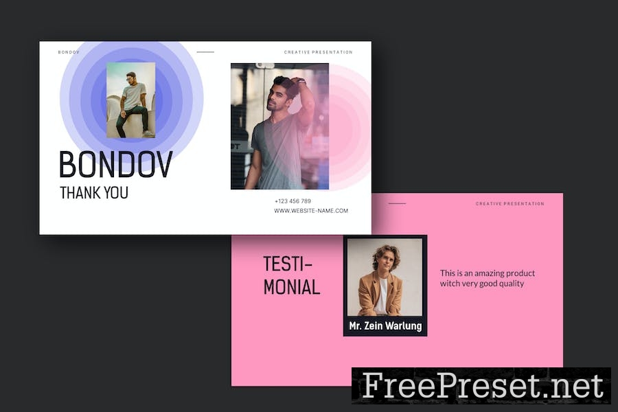 Bondov Powerpoint Template BBNHR6L