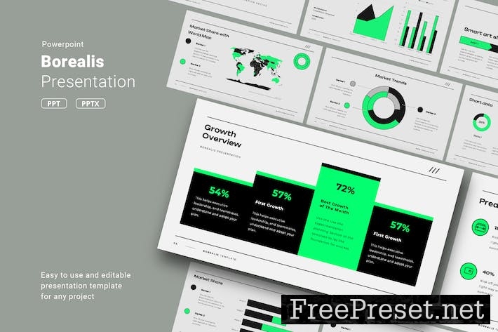 Borealis Presentation Template FF5T8Z6