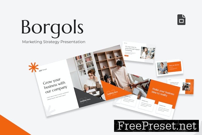 Borgols - Marketing Strategy Google Slides 5RME2SG