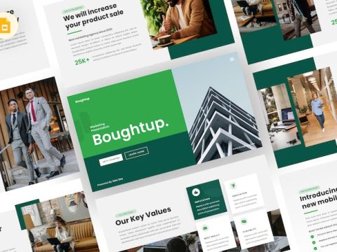 Boughtup - Marketing Google Slides Template 5V6QRCD