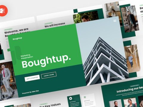 Boughtup - Marketing Powerpoint Template 4MUN43U