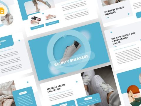 Bounty - Sneakers Google Slides Template 8N2658X