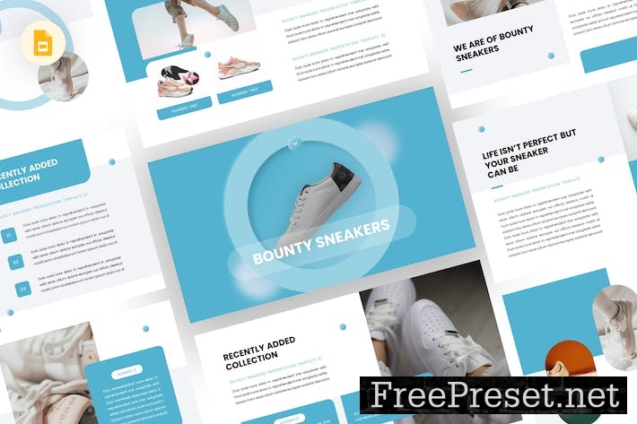 Bounty - Sneakers Google Slides Template 8N2658X