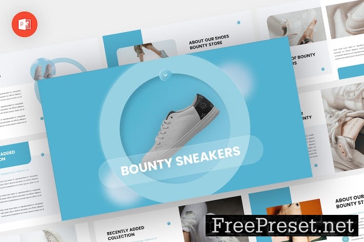 Bounty - Sneakers Powerpoint Template H9A8DFC