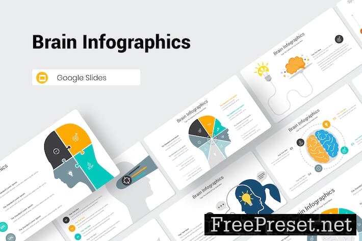 Brain Infographics Google Slides Presentation