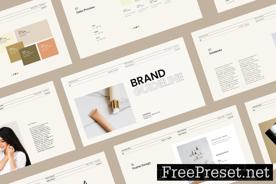 Brand Guideline Keynote Template