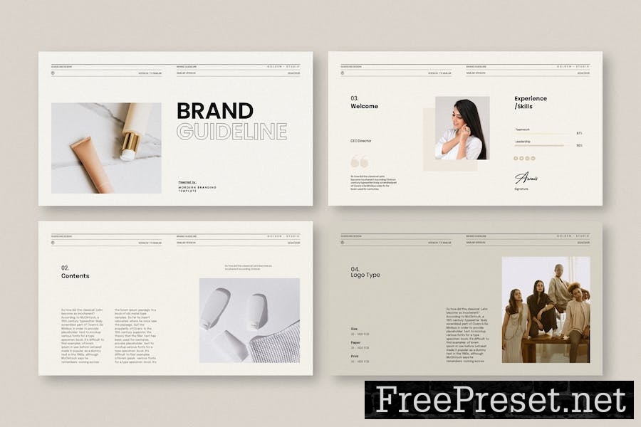 Brand Guideline Keynote Template