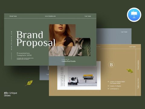 Brand Guideline Keynote Template 28AGL34