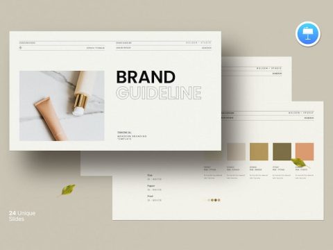 Brand Guideline Keynote Template