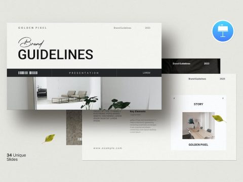 Brand Guideline Keynote Template 4LFQHL6