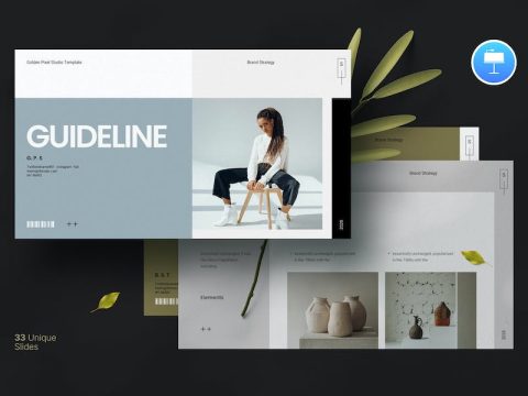 Brand Guideline Keynote Template KGSN22Y