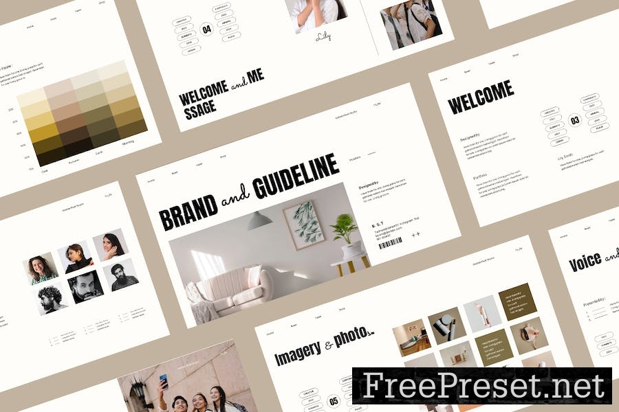 Brand Guideline Keynote Template YAUHET4