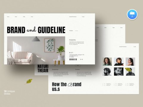 Brand Guideline Keynote Template YAUHET4