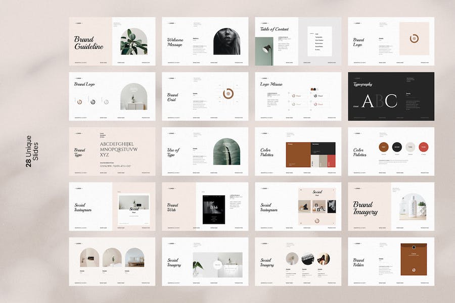 Brand Guideline Powerpoint Template Z93CQP4