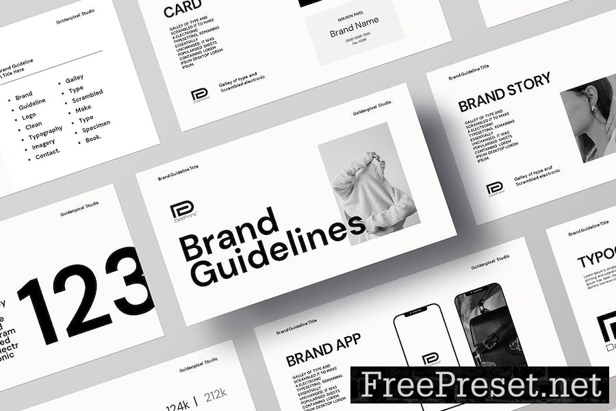 Brand Guideline Presentation Template