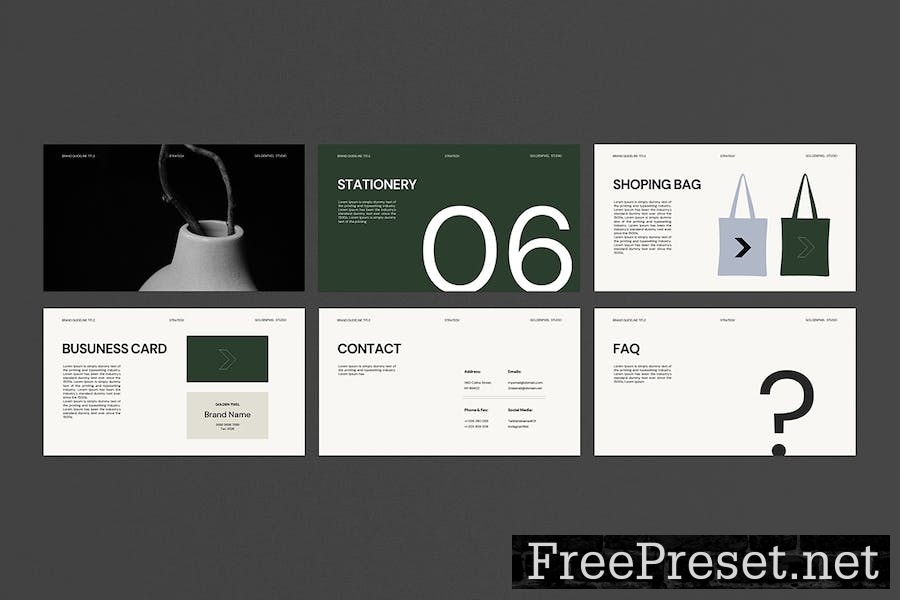 Brand Guideline Presentation Template