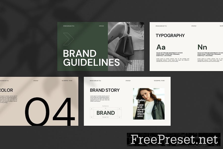 Brand Guideline Presentation Template 9Q9U79B