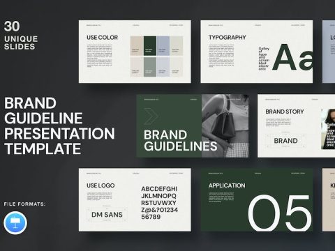 Brand Guideline Presentation Template 9Q9U79B