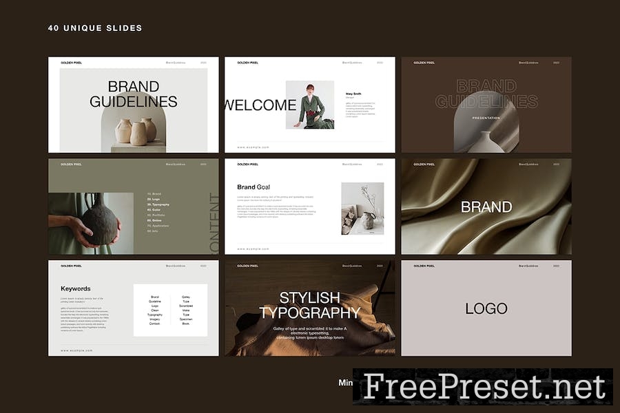 Brand Guideline Presentation Template PKBLY9R