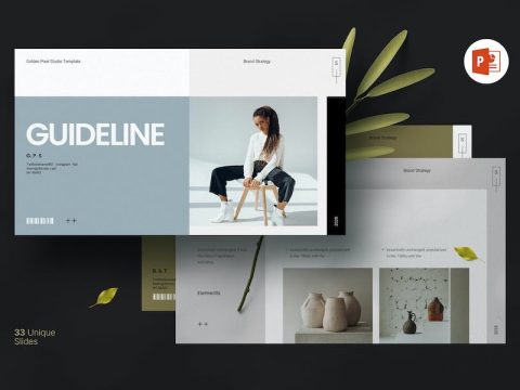 Brand Guideline Presentation Template TA96UK4