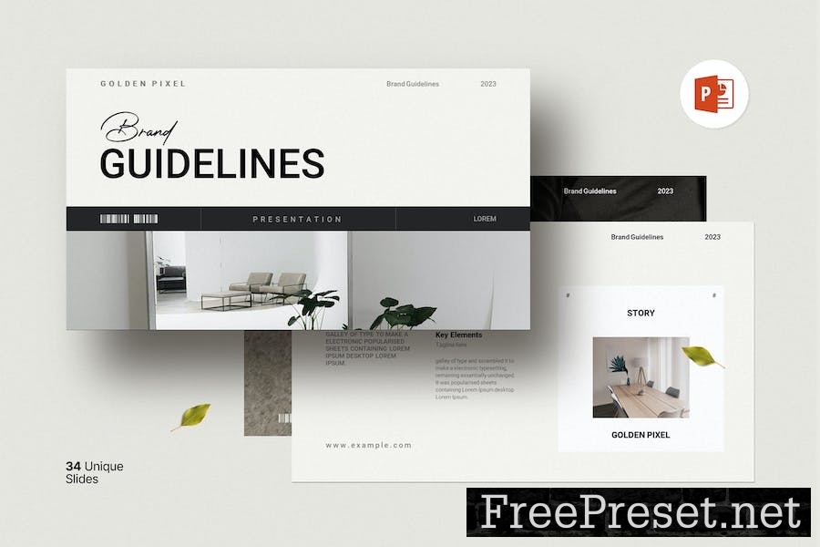 Brand Guideline Template QHSLP5W