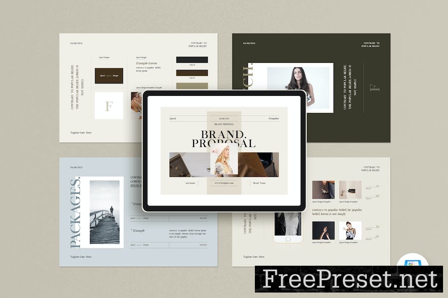 Brand Proposal Keynote Presentation Template 26SXQNT