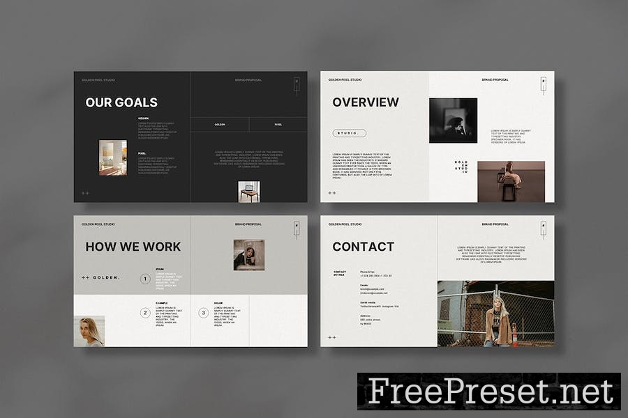 Brand Proposal Keynote Template T92XJ8G