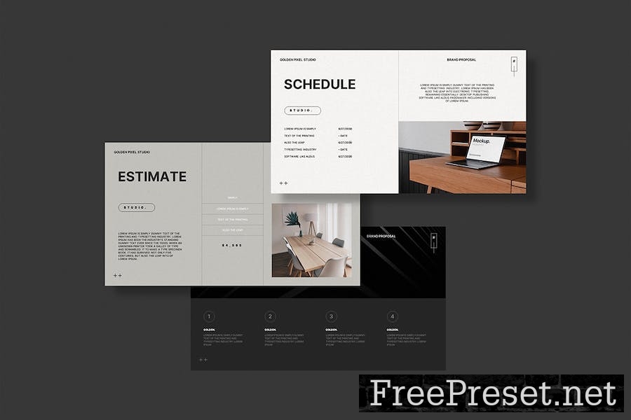 Brand Proposal Presentation Template YEPQQAN