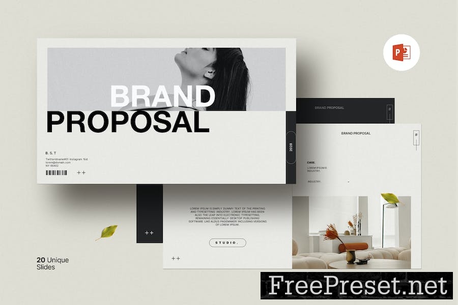 Brand Proposal Template 5T7XXAL