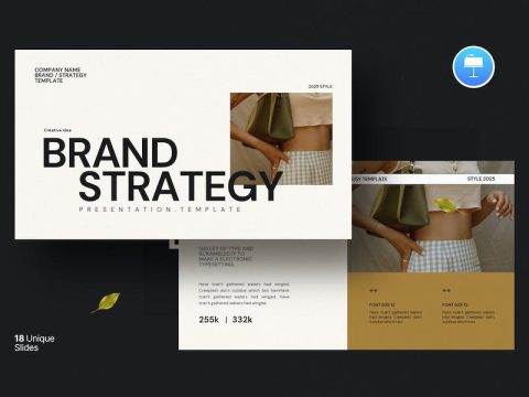 Brand Strategy Keynote Template K94GN4S