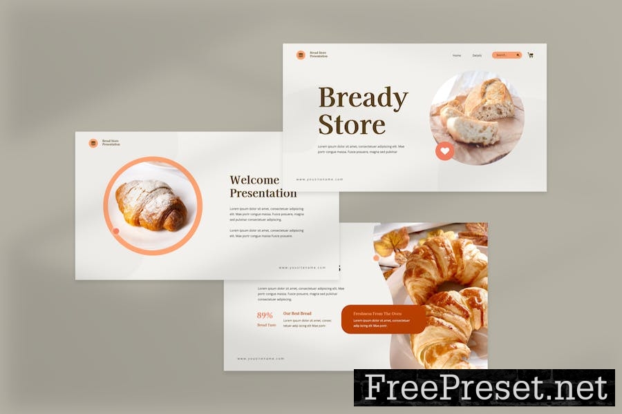 Bready - Bakery Store Keynote Template WSWJ7WY