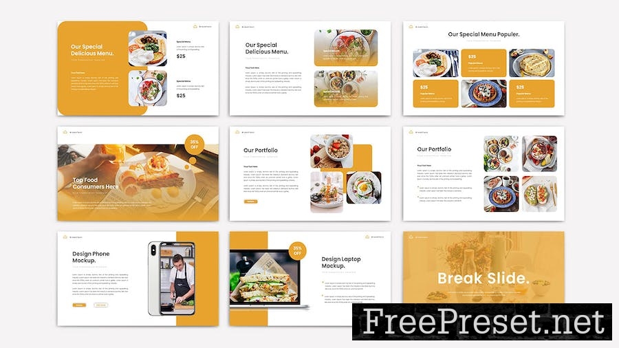 BREAKFAST FOOD Keynote Template