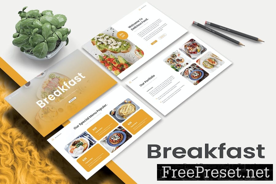 BREAKFAST FOOD Keynote Template