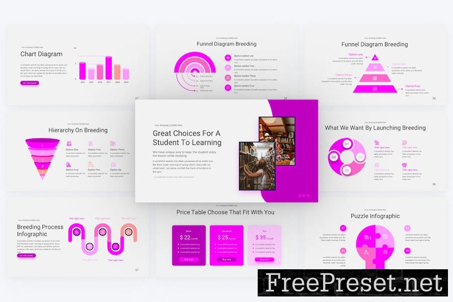 Breeding Purple Creative Education Google Slides YSF9JY3