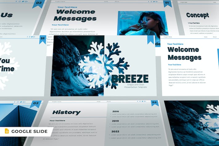 BREEZE - Digital Business Profile GSL Template