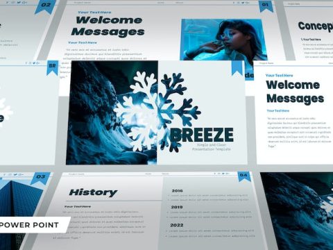 BREEZE - Digital Business Profile PPT Template