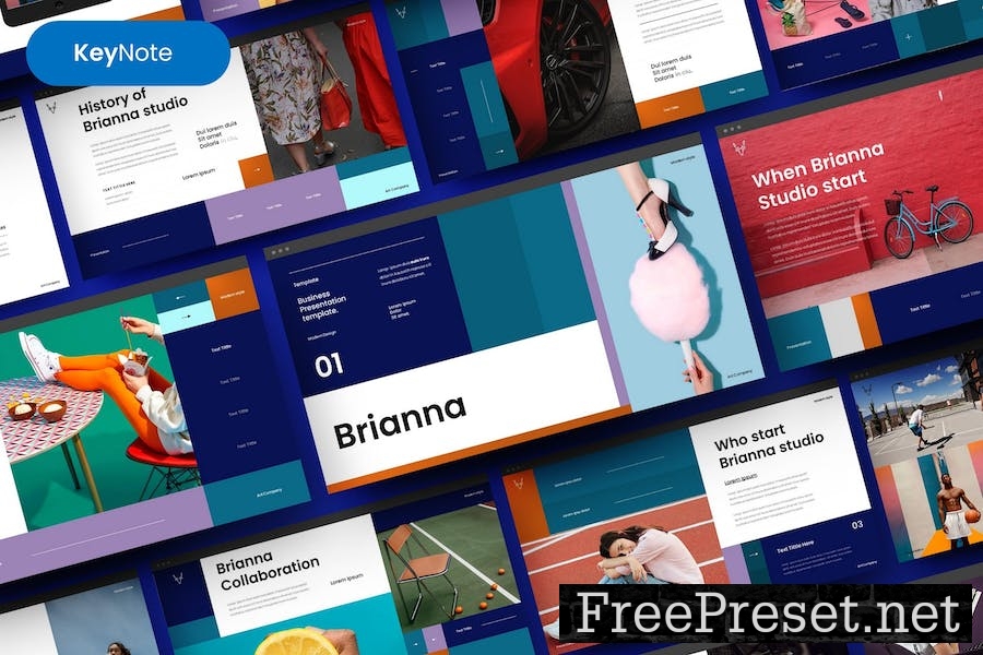 Brianna – Business Keynote Template J7RG8QJ