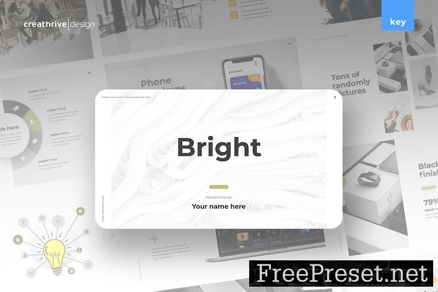 Bright Keynote Template