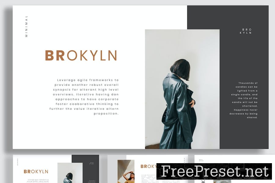 Brokyln - Minimal Google Slides DN5ZJG2