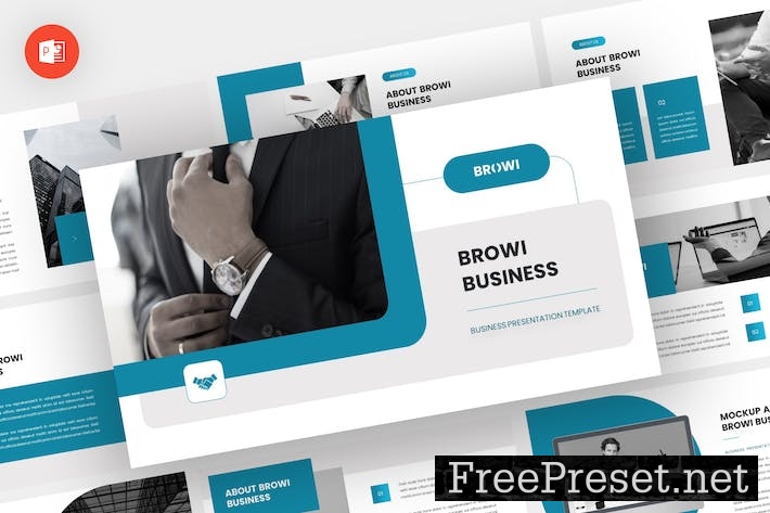 Browi - Business Powerpoint Template HBQ3SNR