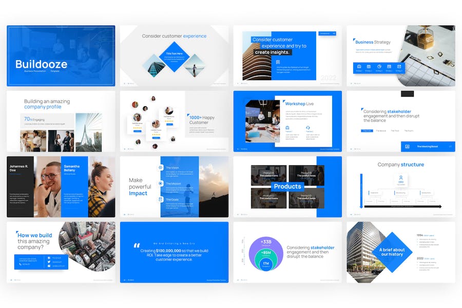 Buildooze Business Google Slides Template