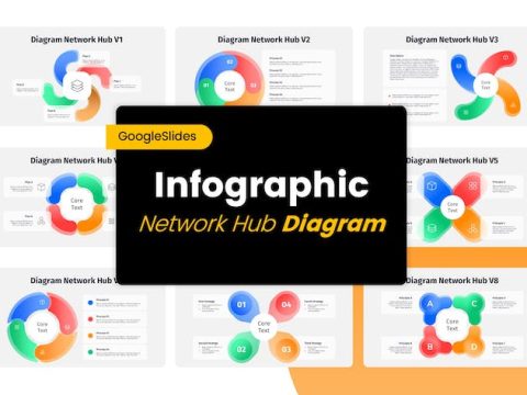 Bundle Diagram Network Hub - Google Slides 5HJY4NG