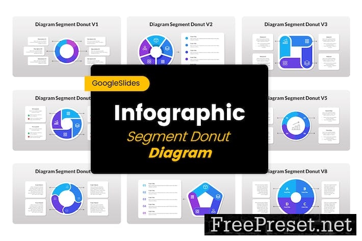 Bundle Diagram Segment Donut - Google Slides KM3PAFR